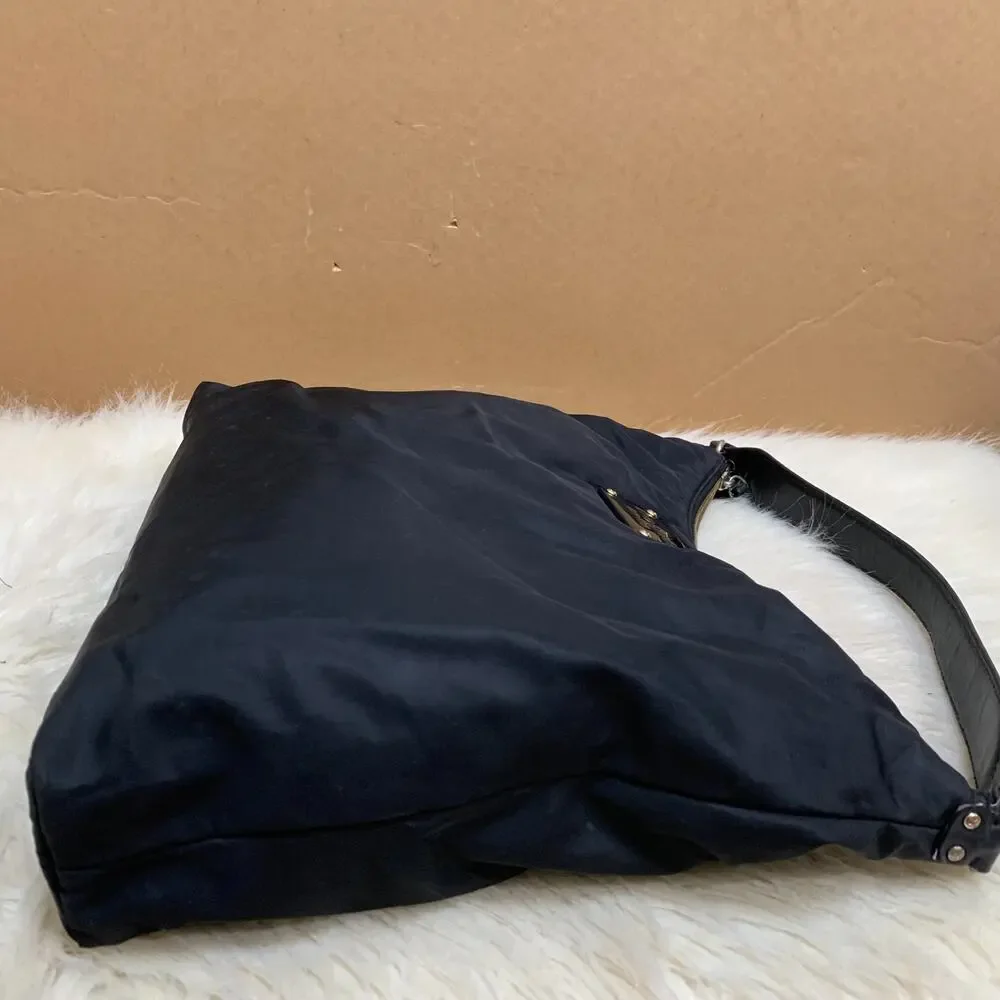 KATE SPADE Black Microfiber Nylon Vintage CLINTON Street SERENA Hobo